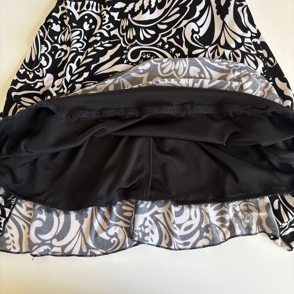 Y2K Speechless Black and White Paisley Dress Juniors size Medium - Picture 7 of 10